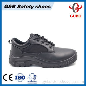 black low cut platform military shoes for men work foot protection